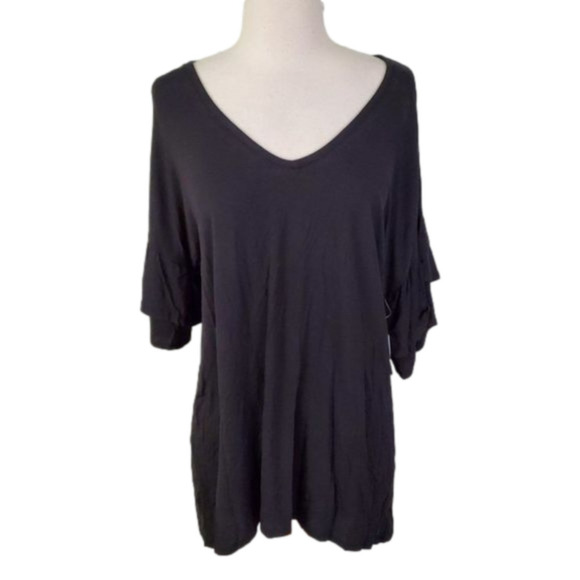 𝅺trina Turk Swim & Spa Collection Short Sleeve Top XS NWT - Picture 1 of 7